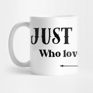 Just a dad who loves his girls - light background Mug